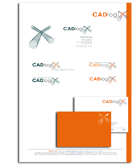 Geschäftspapiere & Logo CADlogix